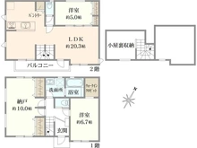 【東京都/立川市錦町】立川市錦町5丁目　新築戸建A号棟（全2棟） 間取り図