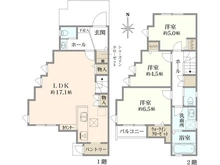 【神奈川県/横浜市旭区白根】旭区白根6丁目　新築戸建　1号棟/全2棟 間取り図