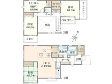 【神奈川県/横浜市泉区新橋町】泉区新橋町　新築戸建 間取り図