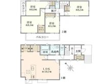 【神奈川県/横浜市旭区今宿町】旭区今宿町新築戸建 間取り図