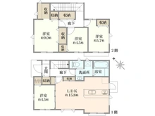 【神奈川県/藤沢市宮原】藤沢市宮原戸建 間取り図