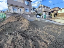 【神奈川県/横浜市旭区さちが丘】横浜市旭区さちが丘戸建て 現地（建築前）：手前側