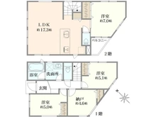 【神奈川県/横浜市西区元久保町】西区元久保町　新築戸建　3号棟 間取り図