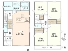 【神奈川県/横浜市瀬谷区阿久和東】瀬谷区阿久和東4丁目　新築戸建　5号棟 間取り図