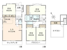 【神奈川県/横浜市中区山手町】横浜市中区山手町　中古戸建 間取り図