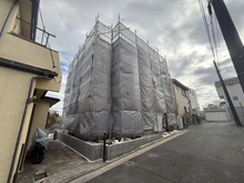 【神奈川県/横浜市保土ケ谷区上菅田町】保土ケ谷区上菅田町　新築戸建 建築中の外観
