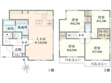【神奈川県/横浜市保土ケ谷区上菅田町】保土ケ谷区上菅田町　新築戸建 間取り図