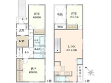 【神奈川県/横浜市神奈川区七島町】神奈川区七島町　中古戸建 間取り図