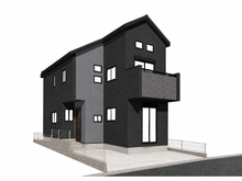 【神奈川県/茅ヶ崎市高田】茅ヶ崎市高田3丁目　新築戸建 完成予想図：図面を基に描き起したもので、実際とは多少異なる場合があります。