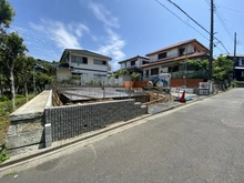 【神奈川県/鎌倉市腰越】鎌倉市腰越　新築戸建　全1棟 建築中の外観
