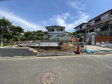【神奈川県/鎌倉市腰越】鎌倉市腰越　新築戸建　全1棟 建築中の外観