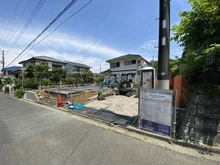 【神奈川県/鎌倉市腰越】鎌倉市腰越　新築戸建　全1棟 建築中の外観