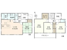 【神奈川県/藤沢市西富】藤沢市西富2丁目　新築戸建 間取り図