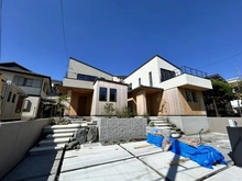 【神奈川県/藤沢市辻堂東海岸】藤沢市辻堂東海岸1丁目　新築戸建て　A号棟/全2棟 外観：全2棟左側A棟≪完成済≫
