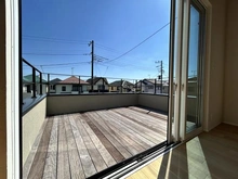 【神奈川県/藤沢市辻堂東海岸】藤沢市辻堂東海岸1丁目　新築戸建て　A号棟/全2棟 バルコニー