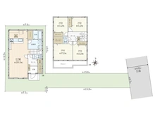 【神奈川県/藤沢市亀井野】藤沢市亀井野 新築戸建 2号棟/全3棟 間取り図