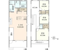 【神奈川県/鎌倉市西鎌倉】鎌倉市西鎌倉二丁目　新築戸建　A棟/全2棟 間取り図
