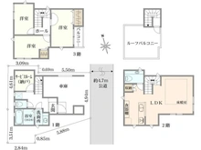【神奈川県/藤沢市川名】藤沢市川名 一戸建 間取り図