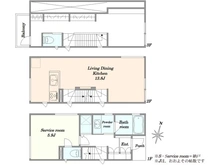 【東京都/大田区田園調布】大田区田園調布1丁目　戸建 間取り図