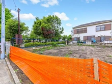 【東京都/足立区伊興】足立区伊興4丁目　新築戸建　2号棟 現地（建築前）：全2棟