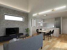 【東京都/世田谷区瀬田】世田谷区瀬田四丁目　新築戸建 内装完成予想図（LD）：内装完成予想図に掲載されている家具調度品等は価格に含まれません。