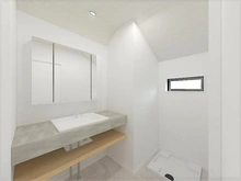 【東京都/世田谷区瀬田】世田谷区瀬田四丁目　新築戸建 内装完成予想図（洗面室）