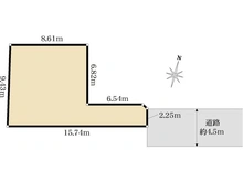 【東京都/練馬区立野町】練馬区立野町　中古戸建 区画図