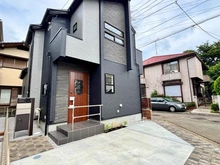 【東京都/西東京市向台町】西東京市向台町一丁目　新築戸建　2号棟 建築中の外観：全二号棟・右側