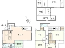 【東京都/調布市小島町】調布市小島町3丁目　中古戸建 間取り図