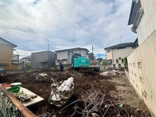【東京都/府中市新町】府中市新町1丁目　新築戸建　B区画 現地（建築前）：全二区画・右側