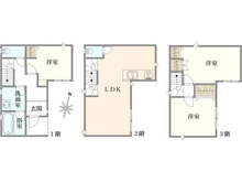 【埼玉県/さいたま市浦和区岸町】さいたま市浦和区岸町1丁目　戸建 間取り図