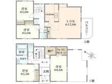 【埼玉県/さいたま市浦和区北浦和】さいたま市浦和区北浦和5丁目　戸建 間取り図