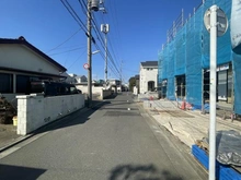 【東京都/調布市深大寺北町】調布市深大寺北町7丁目　新築戸建　1号棟 前面道路