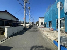 【東京都/調布市深大寺北町】調布市深大寺北町5期　新築戸建　1号棟 前面道路