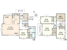 【東京都/稲城市坂浜】プラウドシーズン稲城若葉台 間取り図