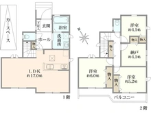 【東京都/調布市調布ケ丘】調布ヶ丘3丁目　新築戸建　B号棟 間取り図