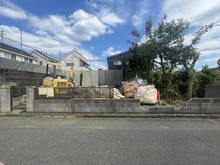 【東京都/調布市深大寺北町】調布市深大寺北町7丁目　新築戸建　2号棟 現地（建築前）：全2区画（2号棟は右側）