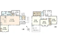 【東京都/稲城市坂浜】プラウドシーズン稲城若葉台 間取り図