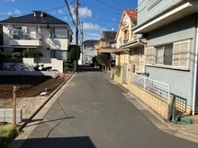 【東京都/三鷹市北野】三鷹市北野三丁目　新築戸建 前面道路