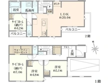 【東京都/調布市八雲台】調布市八雲台1丁目新築戸建　No.1 間取り図