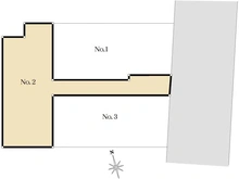 【東京都/調布市八雲台】調布市八雲台1丁目新築戸建　No.2 区画図