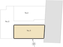【東京都/調布市八雲台】調布市八雲台1丁目新築戸建　No.3 区画図