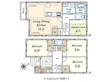 【東京都/大田区田園調布】大田区田園調布五丁目 新築戸建て 間取り図