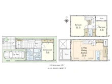 【東京都/世田谷区深沢】世田谷区深沢3丁目中古戸建 間取り図