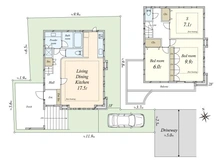 【東京都/世田谷区等々力】世田谷区等々力一丁目中古戸建 間取り図