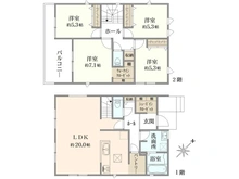【東京都/稲城市平尾】稲城市平尾1丁目 　新築戸建 間取り図