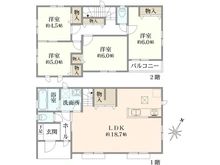 【東京都/町田市成瀬台】町田市成瀬台一丁目 新築戸建A号棟 間取り図