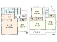 【神奈川県/相模原市南区西大沼】相模原市南区西大沼3丁目新築戸建J号棟 間取り図