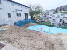 【神奈川県/川崎市麻生区王禅寺西】川崎市麻生区王禅寺西5丁目　新築戸建1号棟 現地（建築前）：全2棟