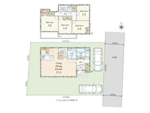 【神奈川県/川崎市麻生区百合丘】川崎市麻生区百合ヶ丘三丁目　新築戸建 間取り図